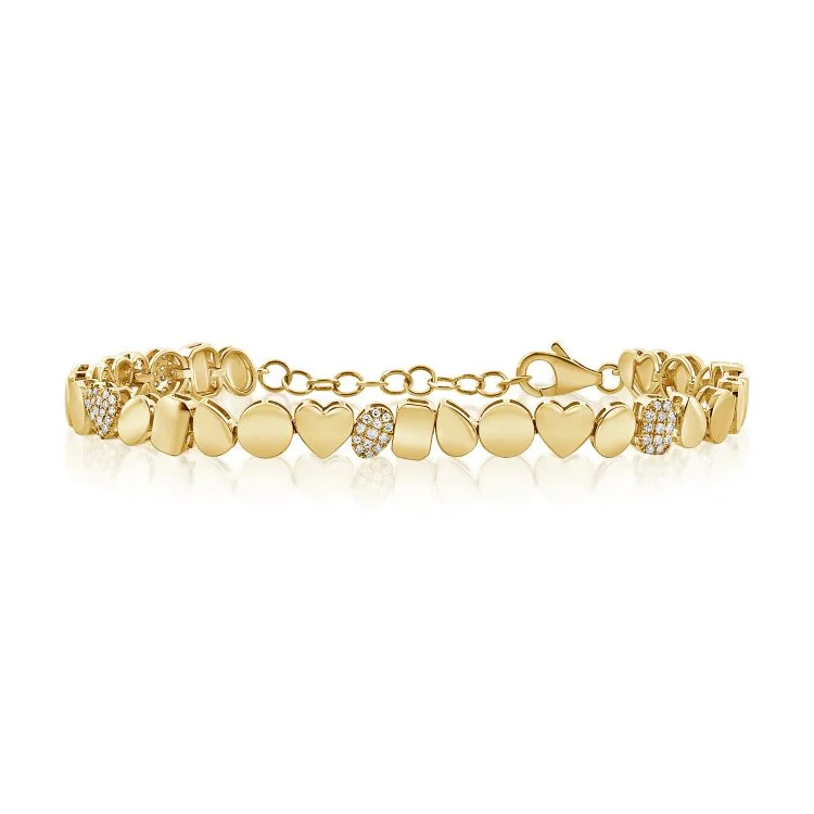 14K GOLD DIAMOND CELESTE BRACELET