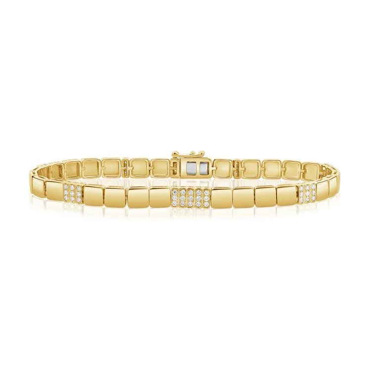 14K GOLD DIAMOND MIKA BRACELET