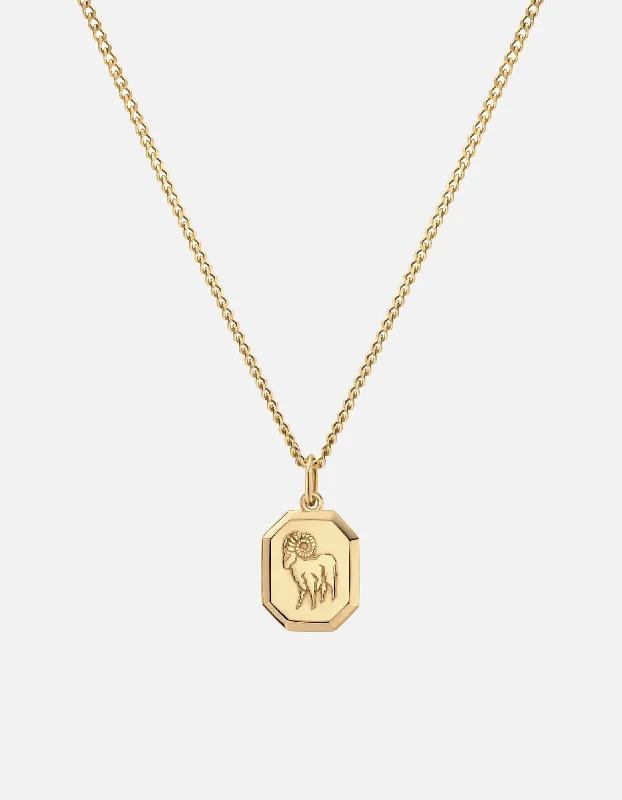 Aries Nyle Necklace, Gold Vermeil