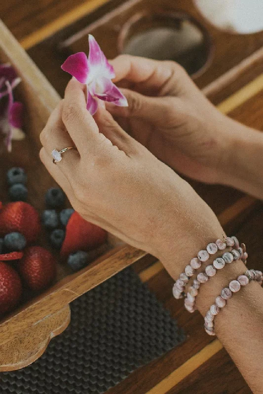 Stretchy Bracelet - Rhodochrosite