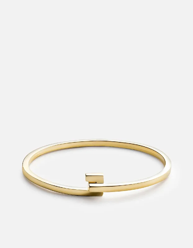 Cubist Cuff, 14k Gold