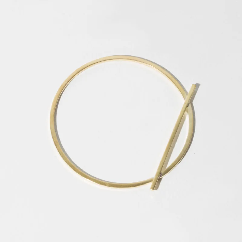 Embrace Bangle - Brass