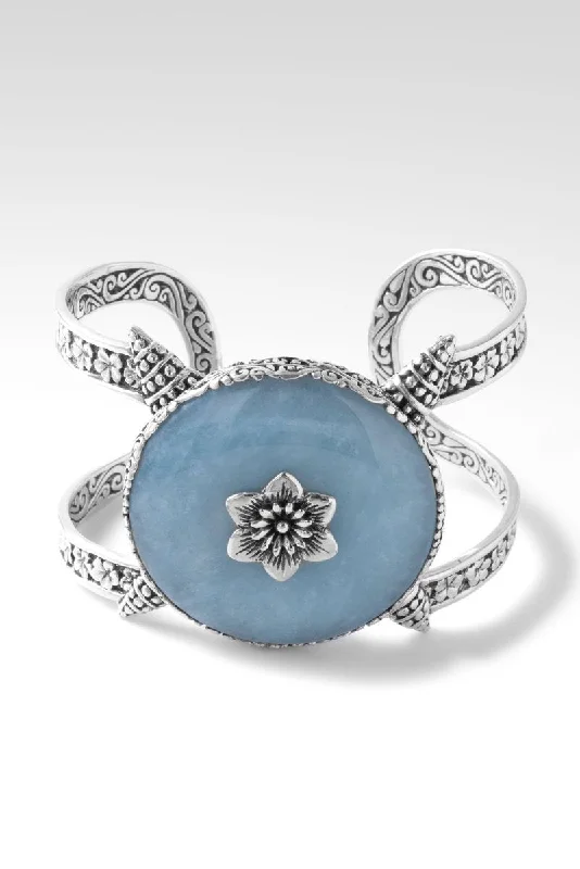 Everblooming Elegance Cuff™ in Aquamarine