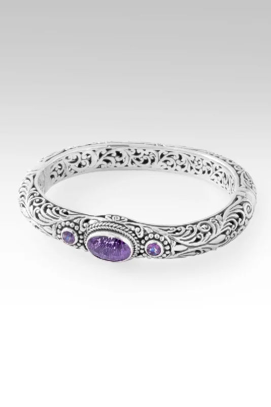 Everything I Need Bangle™ in Amethyst