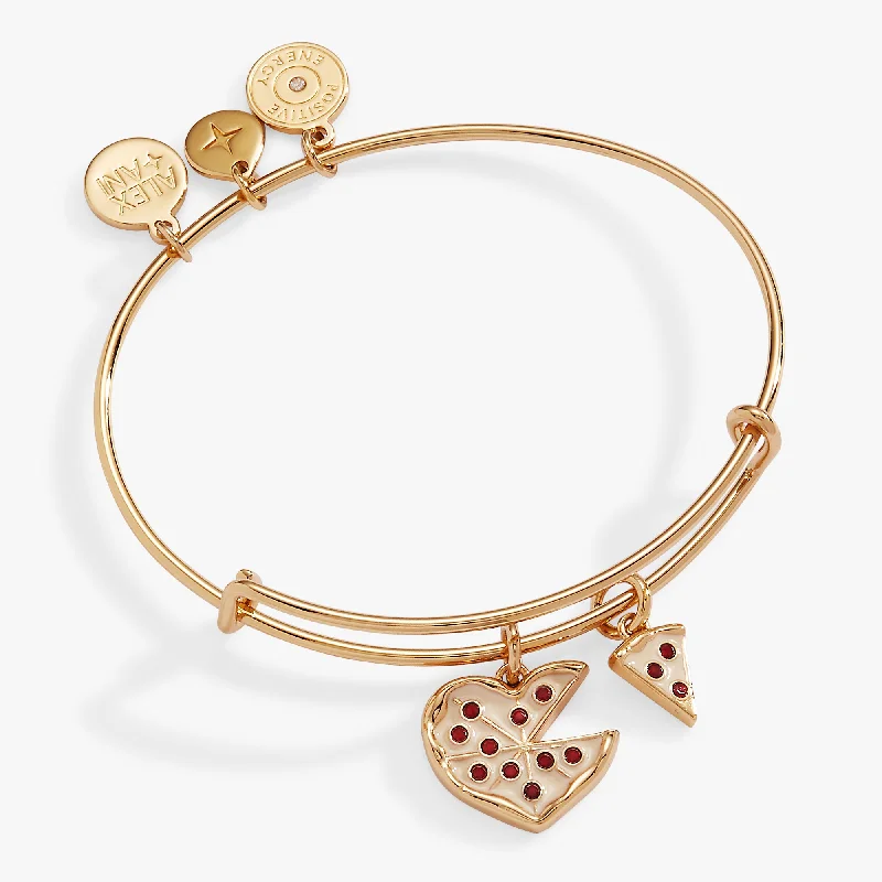 Pizza My Heart Multi Charm Bangle