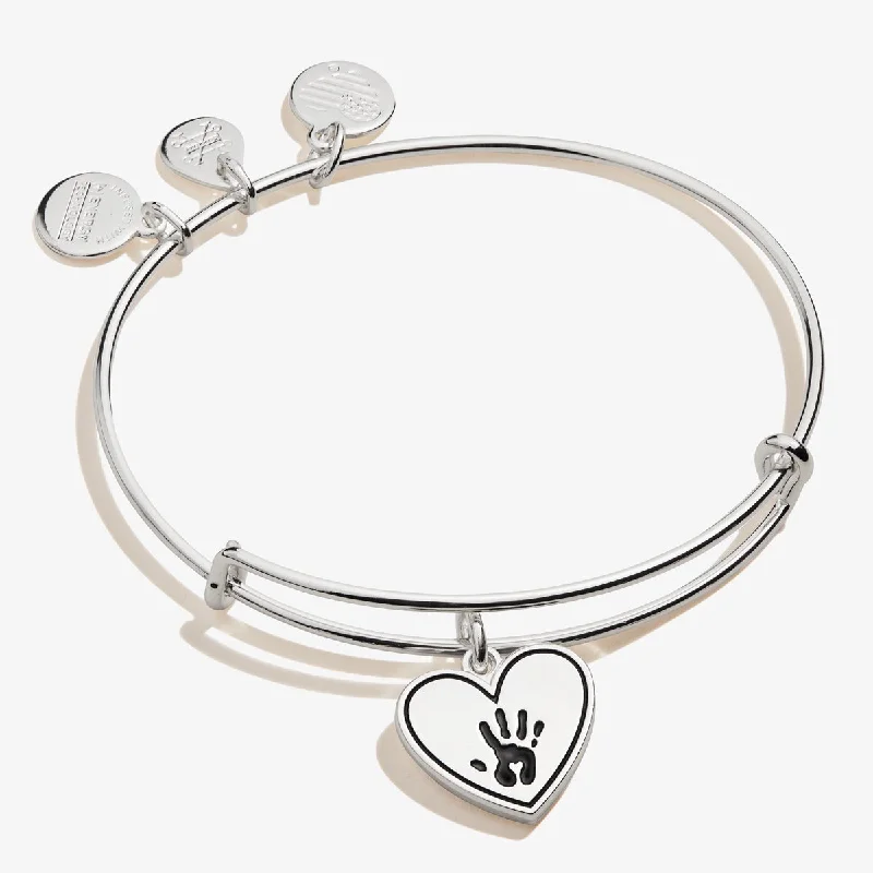 Forever Touched My Heart Charm Bangle