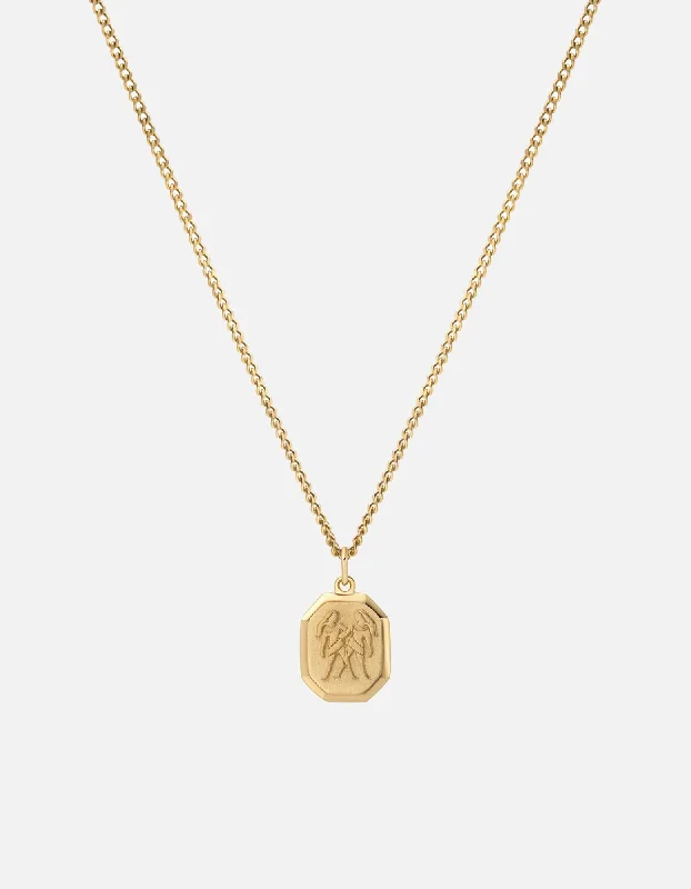 Gemini Nyle Necklace, Gold Vermeil