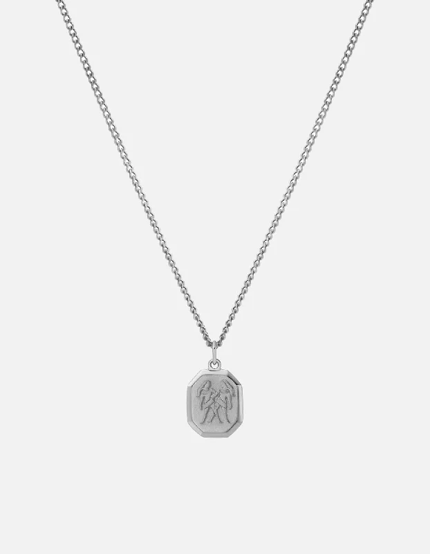 Gemini Nyle Necklace, Sterling Silver