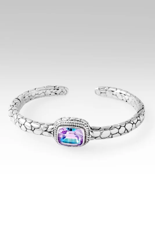 Love One Another Cuff II™ in Pink Vapor™ Mystic Quartz