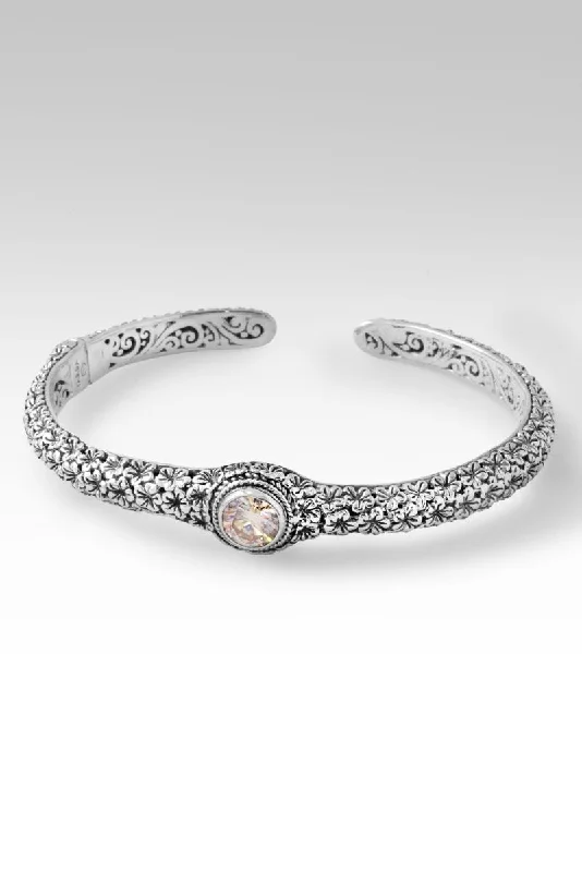 Love One Another Cuff II™ in Sunkissed Mystic Moissanite