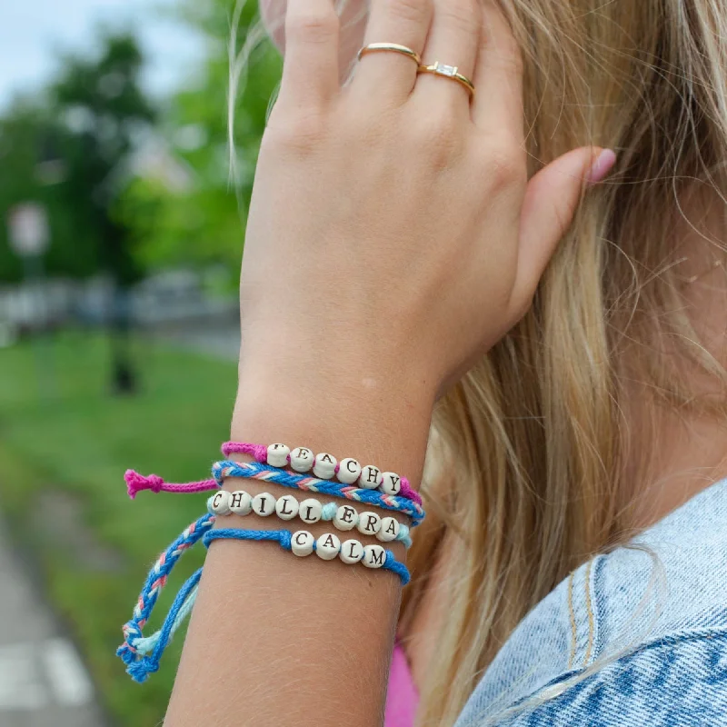 Personalized Friendship Bracelets on Woven Cord