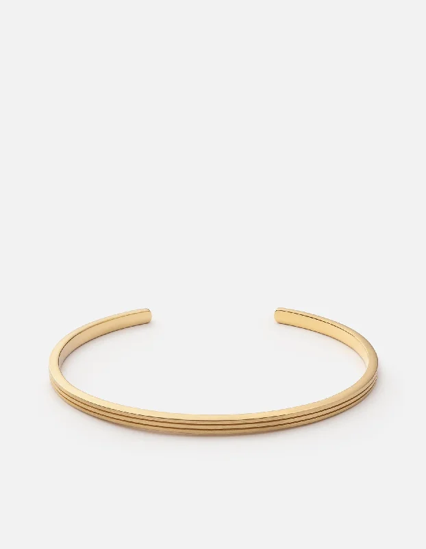 Stag Cuff, Matte Gold