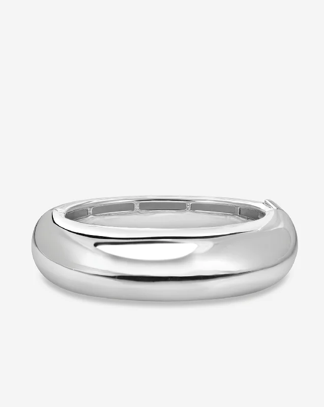 Sterling Silver - Cloud Bangle