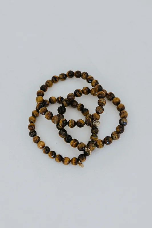 Stretchy Bracelet - Tigers Eye