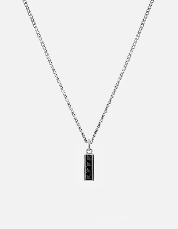 Totem Spinels Necklace, Sterling Silver