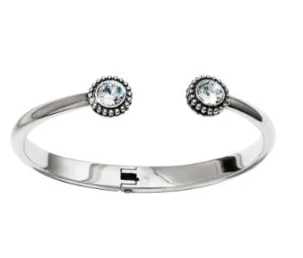 Twinkle Open Hinged Bangle by Brighton