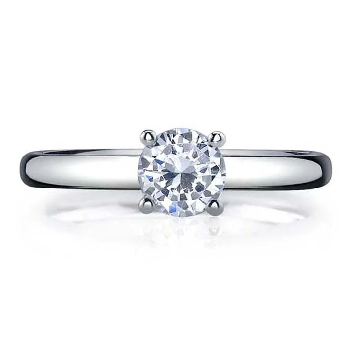 Mountz Collection 1CT Round Solitaire Mounting in Platinum