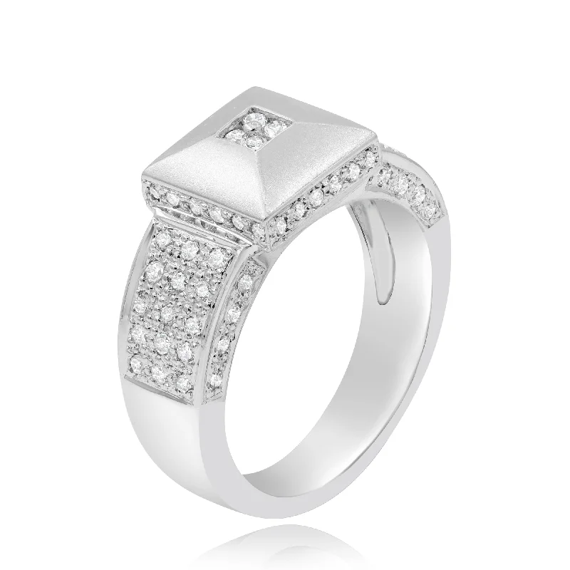 1.20ct Diamond Ring set in 18KT White Gold / BRD01603