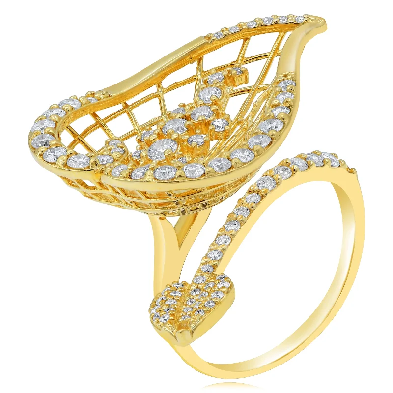 1.23ct Diamond Ring set in 18KT Yellow Gold / C022