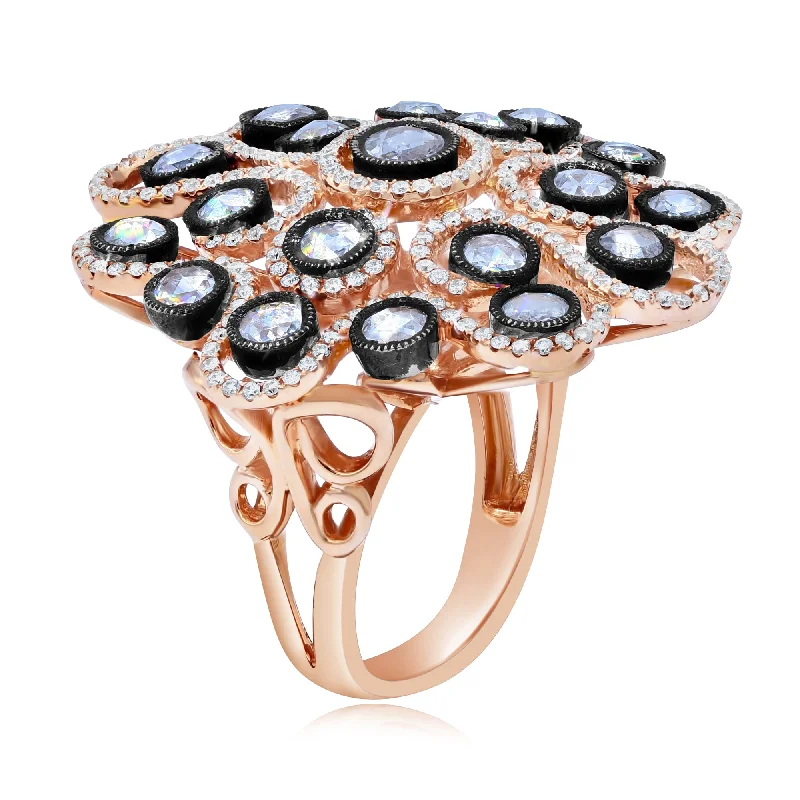 2.06ct Diamond Ring set in 18KT Rose Gold / RB709