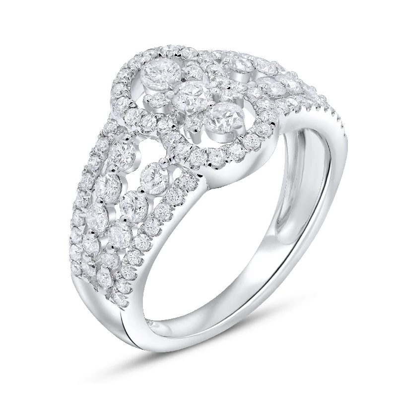 1.26ct Diamond Ring set in 18KT White Gold / RF954B