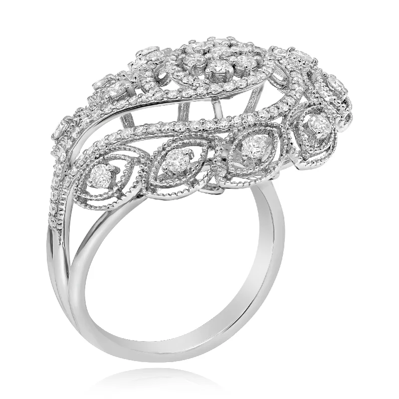 1.06ct Diamond Ring set in 18KT White Gold / RI470