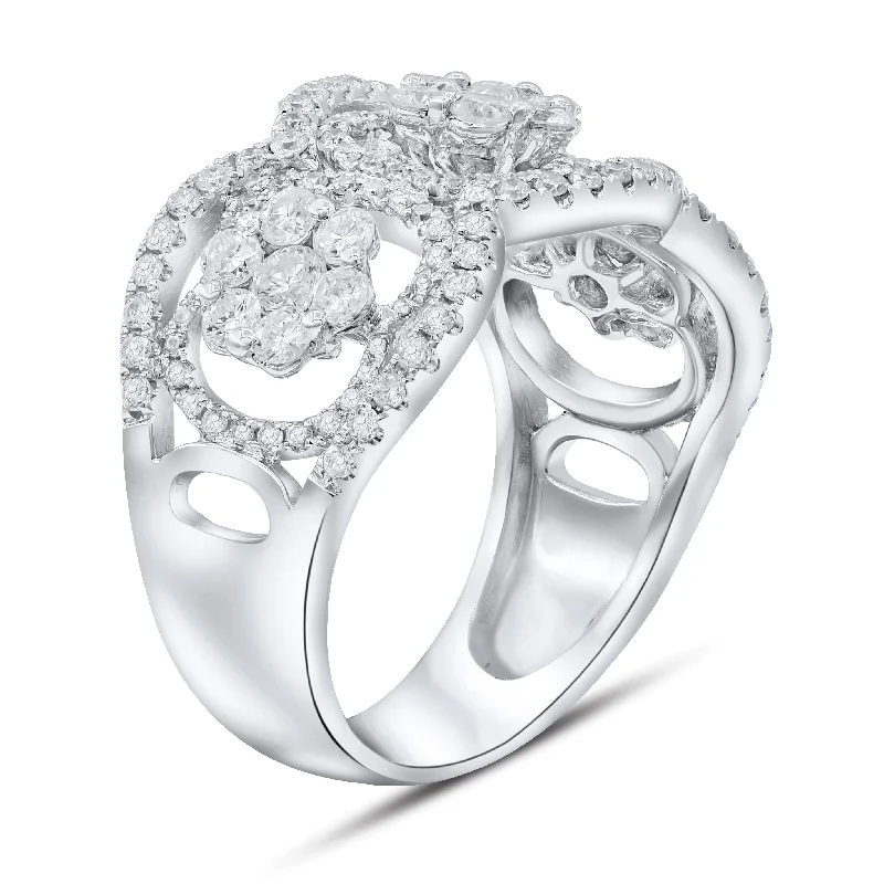 1.30ct Diamond Ring set in 14KT White Gold / RM14571