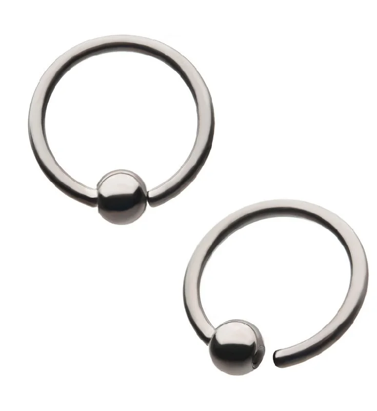 Niobium Fixed Ball Captive Ring