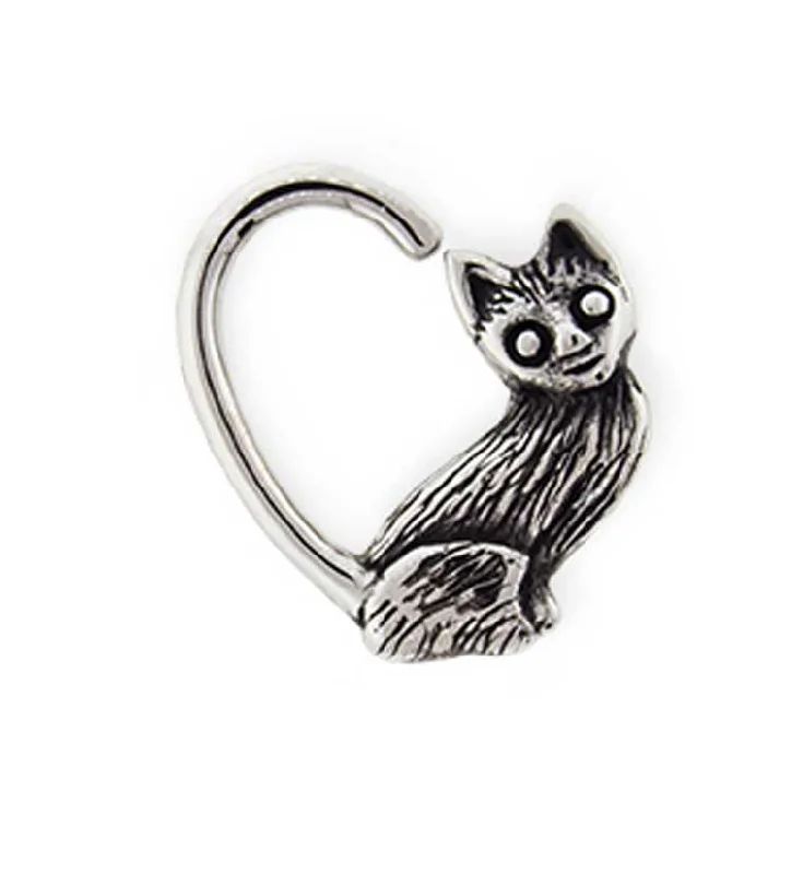 Kitty Cat Heart Seamless Ring