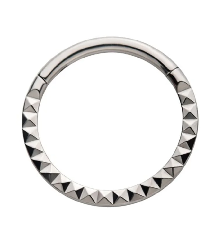 Polyhedra Titanium Hinged Segment Ring